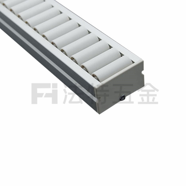 铝合金白色平轮流利条