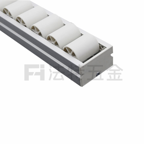 铝合金白色平轮流利条